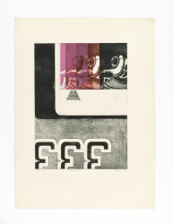 BVA 1967 Funkstoerung Radierung 80x60cm