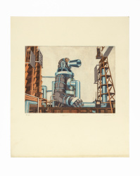 BVA 1970 Agent Radierung295x395cmE.A