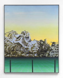 BvA 1972 Abendlandschaft 135x110cm