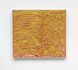 MP 2018 Ohne Titel Oel auf Jute 30x34