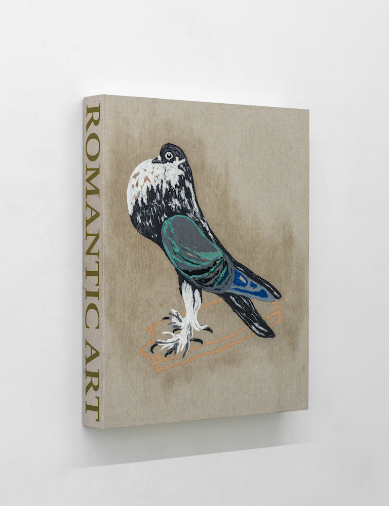 JB 2019 Romantic Art Oel Gouache auf Buchobjekt Acryl Siebdruck Holz 102x72x9