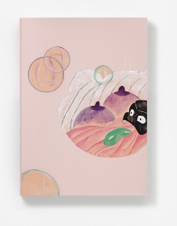 JB 2019 J.BEDNARSKY Oel Gouache auf Buchobjekt Acryl Siebdruck Holz 102x72x9 01