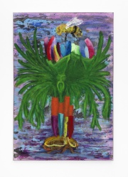 StSu 2020 Greenman Acryl und Lack auf Leinen 135x90 Kopie