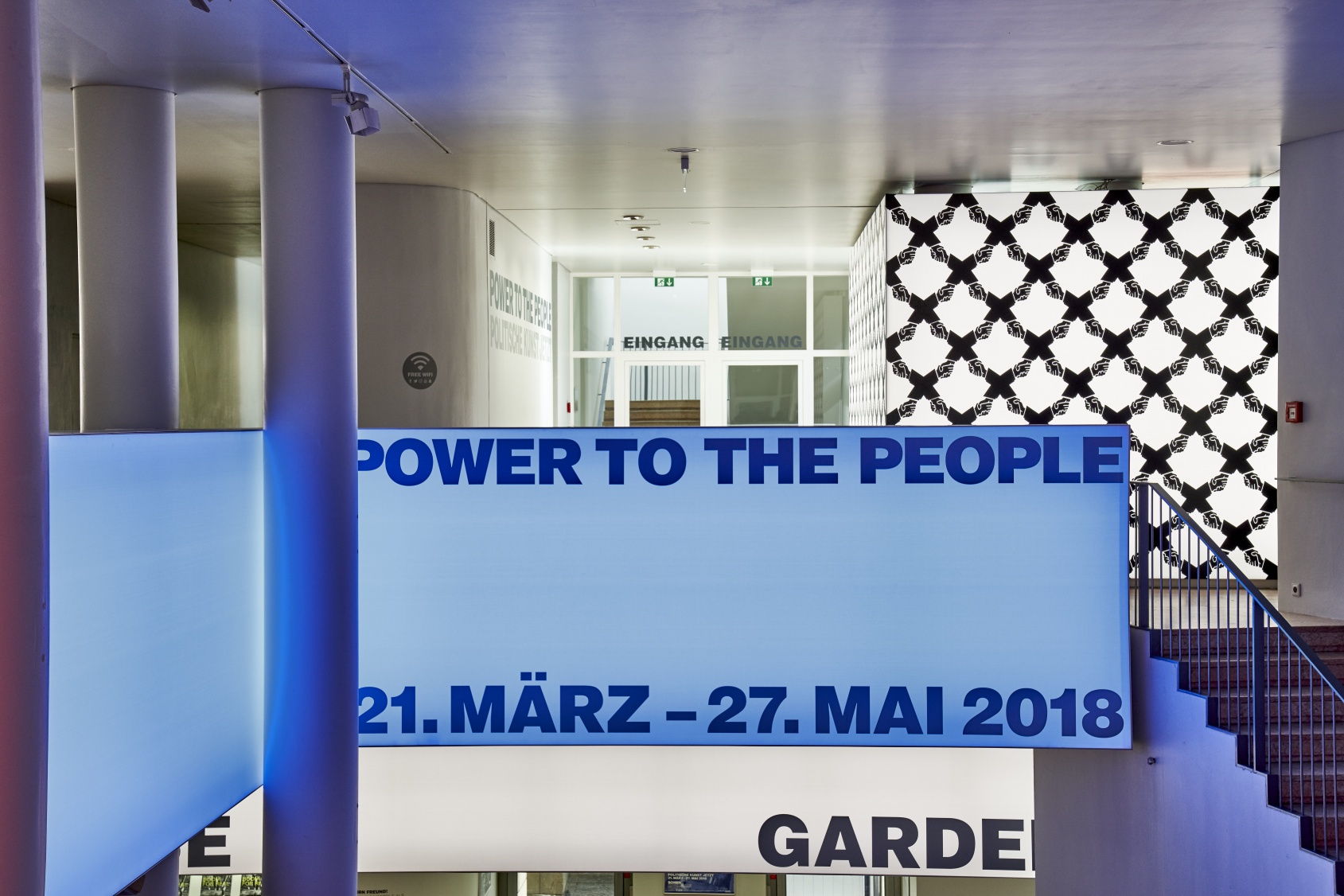 TD 2018 Agreement Schirn Power to the People Ansicht Foyer Foto Norbert Miguletz 01